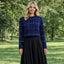 Pause PT4245 Plaid cable sweater