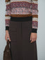 Point F252111 Puff Sleeve Jacquard  Sweater FW25-26