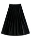 Parni SK530 Two Tone Pleated  Skirt