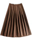 Parni SK530 Two Tone Pleated  Skirt