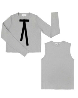 Parni  T482 Bow Sweater set  FW25-26