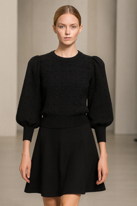 Front Row F25T30 Pom Pom Sweater FW25-26