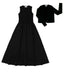 Parni T468 Bow Sweater + Jumper Set FW25-26 BLACK XS