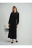 Marjun WB5CM1653DK Printed Velour Maxi Wrap FW25-26