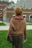 Point F252106 chunky knit varsity sweater FW25-26