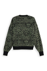 Scotch And Soda U9B01028T Jacquard V-neck pullover FW25-26