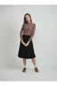 Mademoiselle  WB5CM1672SM Corduroy Burst Pleated Skirt FW25-26