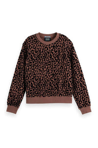 Scotch And Soda U9E00876T Flock artwork regular sweatshirt FW25-26