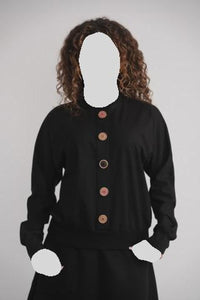 Mood 2608 French Terry Button Sweatshirt FW25-26