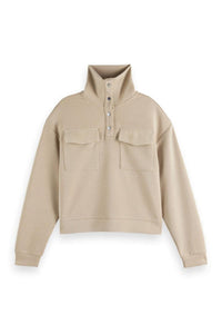 Scotch And Soda U9E00868T Tencel utility sweatshirt FW25-26