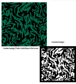 Scarfeena  2592 Swirled Ink