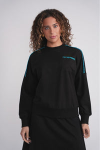 Mood 2609 French Terry Sweatshirt Blanket Stitch FW25-26