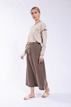 Monn M590B Striped Monogram Tee  SS26