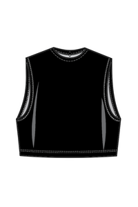Slimit Smoothing Neck Adjustable  Crop Seelveless Slm2651