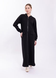 Latitude LA541B Zip Front sweatshirt Dress