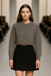 Front Row F25T17 Crochet Sweater  FW25-26