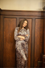Jackieo Drawstring Leopard Maxi FW25-26