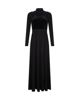 Parni D460 Mixed Media Mock Tneck Maxi FW25-26