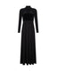 Parni D460 Mixed Media Mock Tneck Maxi FW25-26