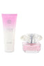 Versace Bright Crystal 2PC Set 1.0 Spray 1.7 Body Lotion.