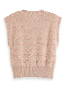 Scotch & Soda U9A01071T Boucle Stripe Crew Neck Spence SS26