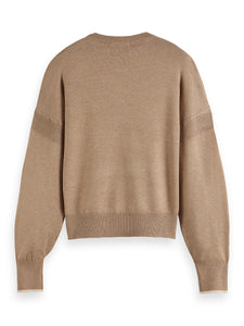 Scotch & Soda U9B01077T V-neck Relaxed Pullover  SS26