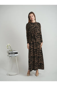 Mademoiselle WB5CM1757CLF Zebra Knit 2PC Maxi Set FW25-26