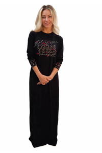 AC N5196 Scribble Heart Nightgown SS25