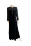 Joys Clair 93R Velour Crystal Button Maxi FW25-26